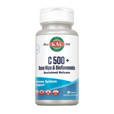 C 500 + Rose Hips & Bioflavonioids Sustained Release - 100 tabs