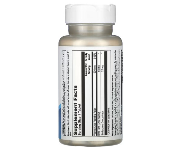 C 500 + Rose Hips & Bioflavonioids Sustained Release - 100 tabs