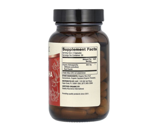 Organic Ashwagandha - 60 caps