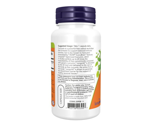 CurcuBrain™ 400mg - 50 vcaps