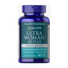 Ultra Woman™ 50 Plus Multi-Vitamin with Zinc - 60 caps