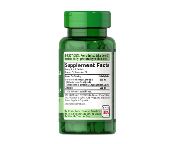 Ashwagandha KSM-66® & L-Theanine - 60 tabs