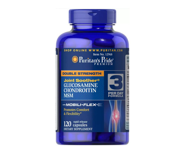 Double Strength Glucosamine, Chondroitin & MSM Joint Soother® - 120 caps