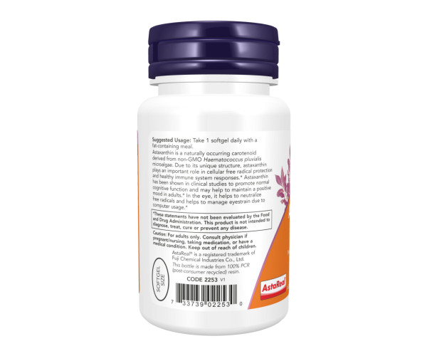 Astaxanthin 12 mg Triple Strength - 60 softgels