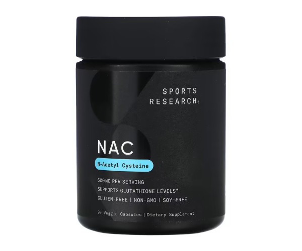 NAC - N-Acetyl-L-Cysteine 600mg - 90 vcaps