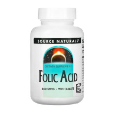 Folic Acid 800 mcg - 200 tabs
