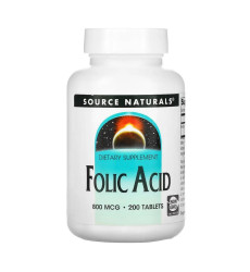 Folic Acid 800 mcg - 200 tabs