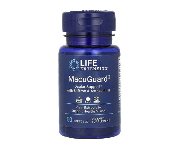 MacuGuard® Ocular Support with Saffron & Astaxanthin - 60 softgels