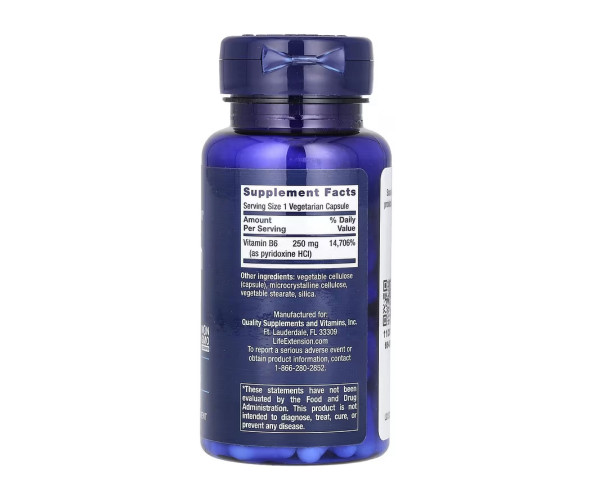 Vitamin B6 250 mg - 100 vcaps