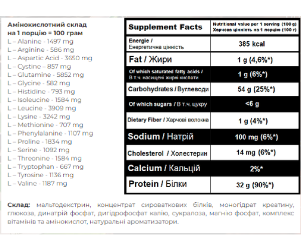 Super Mass Gainer - 1000g Cappucino
