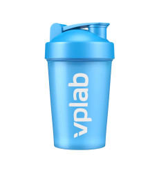 Shaker with blender ball - 500ml Cyan