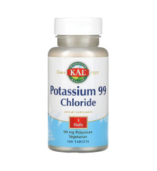 Potassium 99 Chloride - 100 tabs