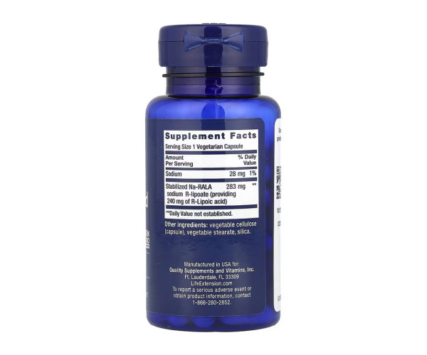 Super R-Lipoic Acid 240 mg - 60 vcaps