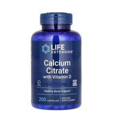 Calcium Citrate with Vitamin D - 200 caps