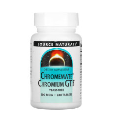 ChromeMate® Chromium GTF 200 mcg, Yeast Free - 240 tabs