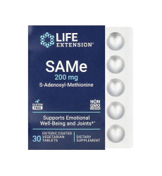 SAMe 200mg - 30 enteric-coated vegetarian tabs