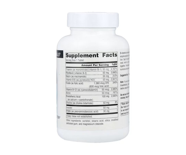 Vitamin B-50 Complex 50mg - 50 tabs