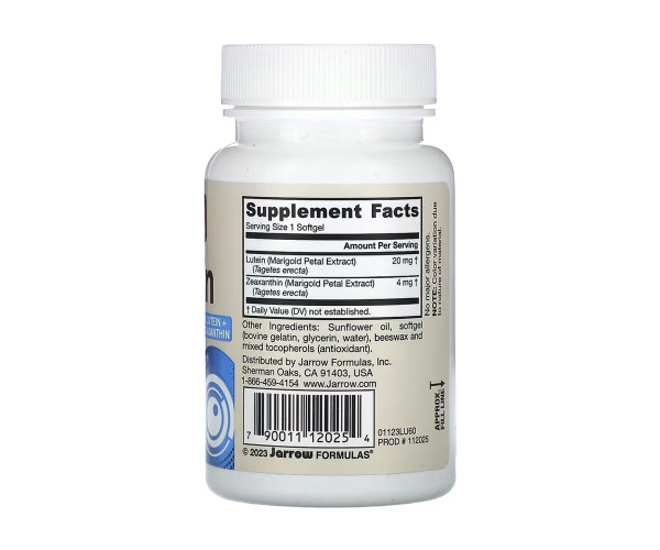 Lutein 20mg - 60 softgels