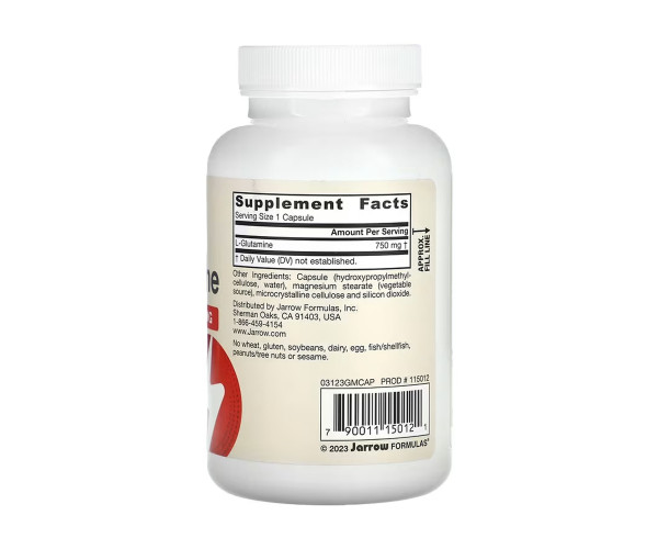 L-Glutamine 750mg- 120 caps