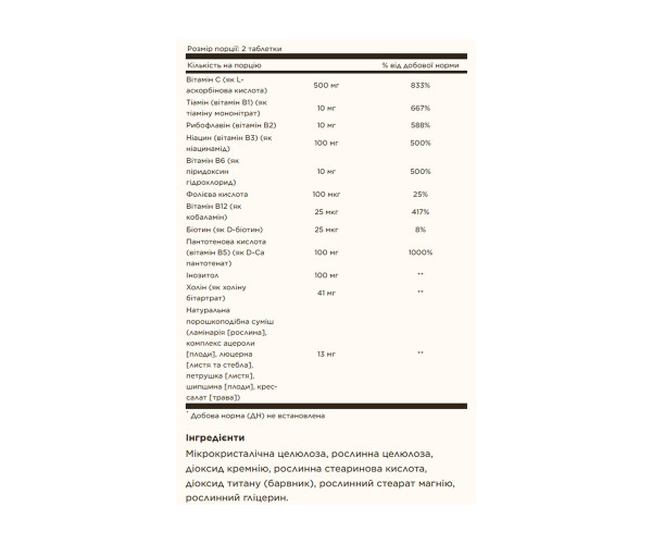 B-Complex with Vitamin C Stress Formula - 250 tabs