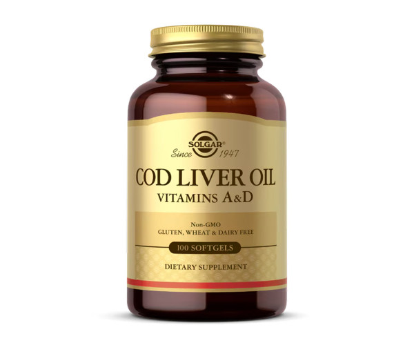 Cod Liver Oil Vitamins A&D - 100 softgels