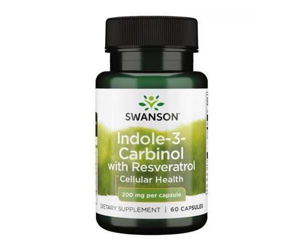 Indole-3-Carbinol with Resveratrol 200mg - 60 caps