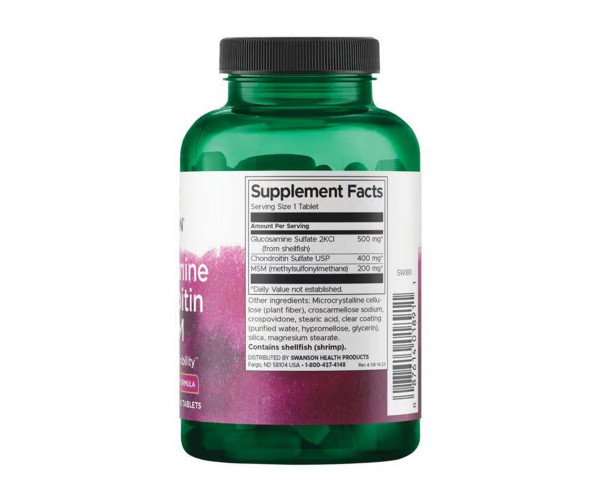 Glucosamine Chondroitin & Msm - Higher Strength - 120 tabs