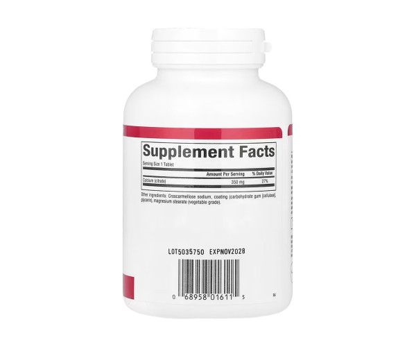 Calcium Citrate 350mg - 90 tabs