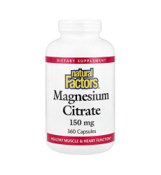 Magnesium Citrate 150mg - 360 caps