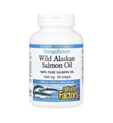 Wild Alaskan Salmon Oil 1000mg - 90 softgels