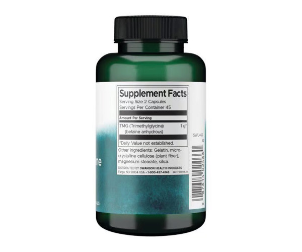 TMG Trimethylglycine 500mg - 90 caps