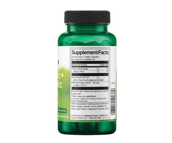 Probiotic+ Prebiotic Fiber 1 Billion Cfu - 60 vcaps