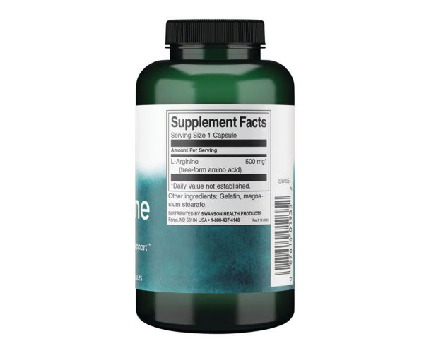 L-Arginine 500mg - 200 caps
