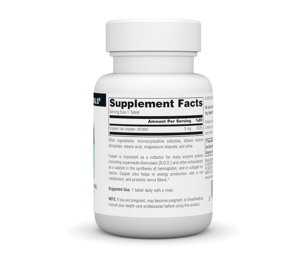 Copper 3mg - 60 caps