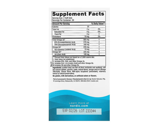 Complete Omega - 60 softgels