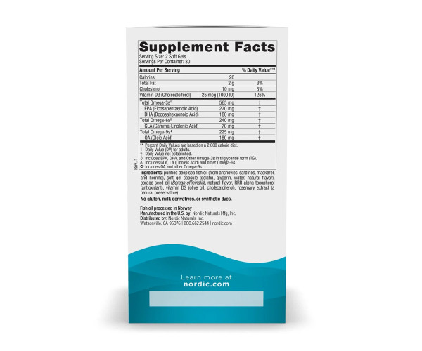 Complete Omega-D3 - 60 softgels