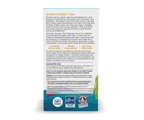 Ultimate Omega 2X Teen - 60 mini softgels