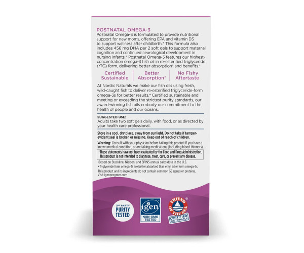 Postnatal Omega-3 - 60 softgels