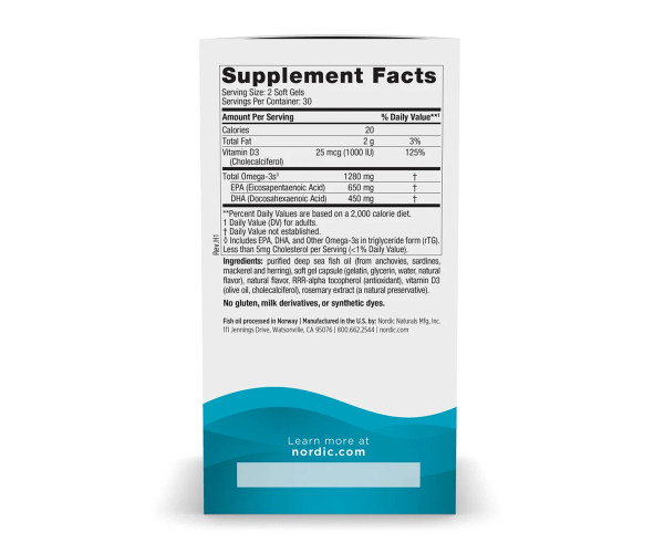 Ultimate Omega-D3 - 120 softgels