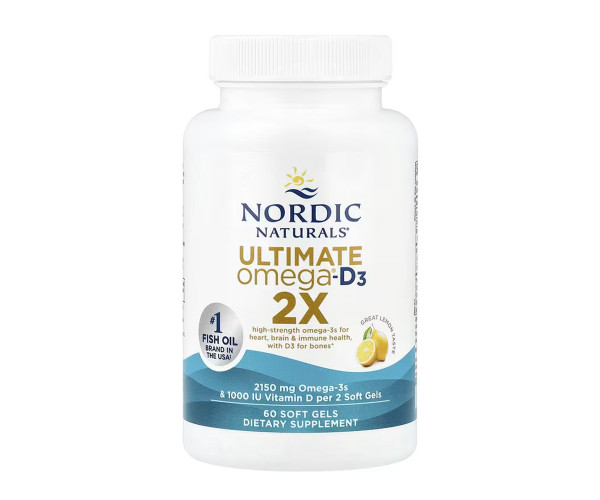 Ultimate Omega 2X D3 - 60 softgels