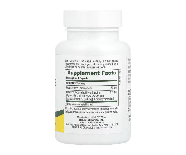 Ultra Pregnenolone with Bioperine - 60 caps