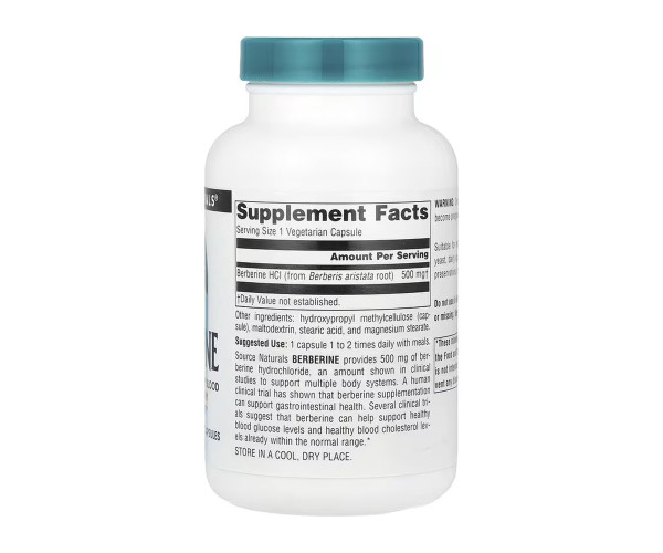 Berberine 500 mg - 120 vcaps