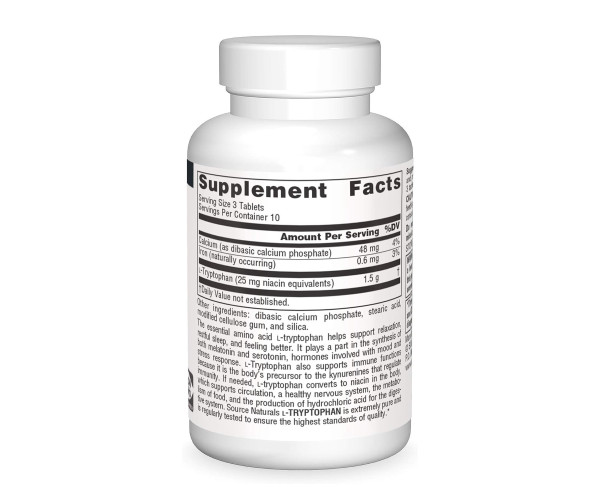 L-Tryptophan 500 mg - 30 tabs