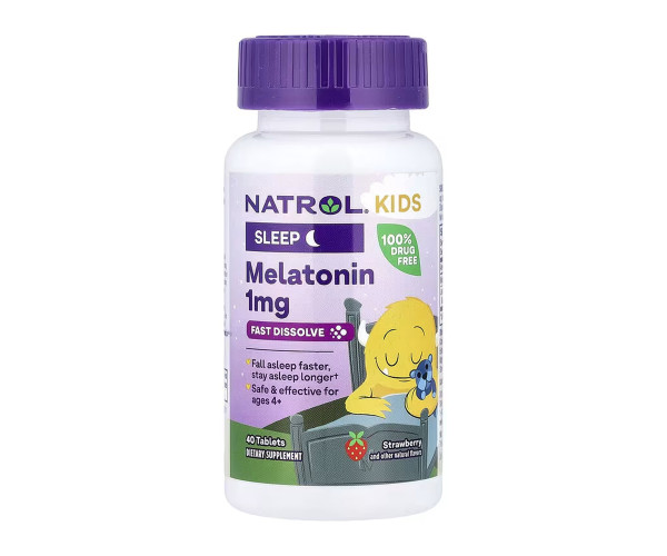 Kids Melatonin 1mg - 40 tabs