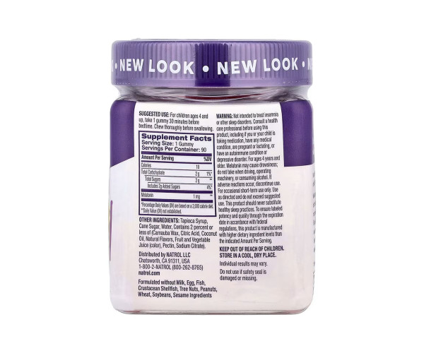 Kids Melatonin 1mg - 90 gummies