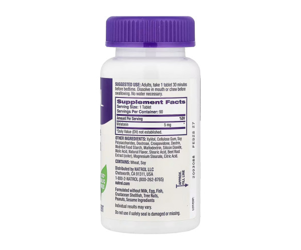 Melatonin 5mg - 90 tabs