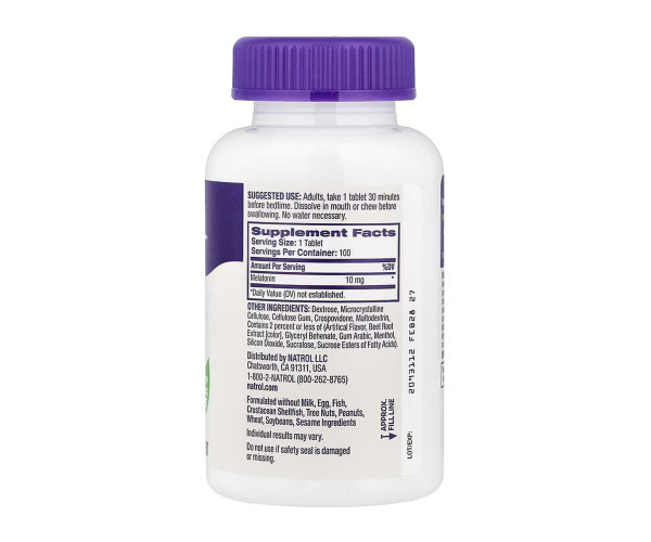 Melatonin 10mg - 100 tabs