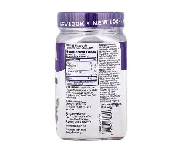 Melatonin 10mg - 140 gummies