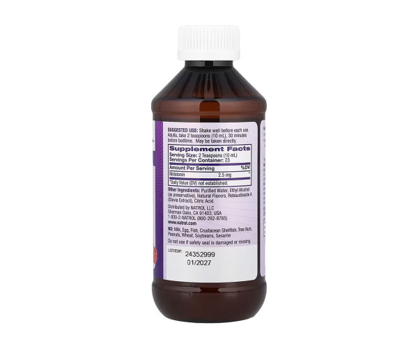 Melatonin Liquid 2.5mg - 237 ml