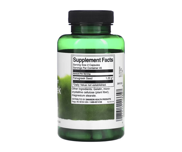 Fenugreek Seed 610mg - 90 cap